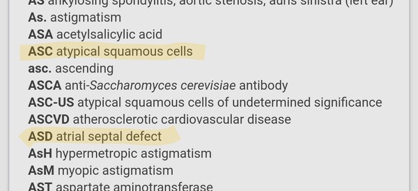The shift from ASD to ASC
