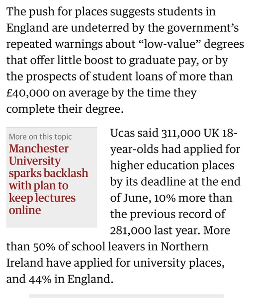 New universities are in the government 's sights?