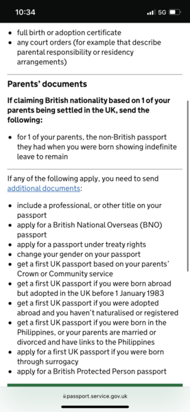 First passport help