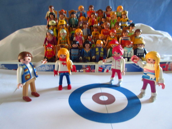It's the start of the Winter Olympics for the Playmobil people in our house...