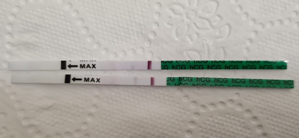 Help positive test then negative