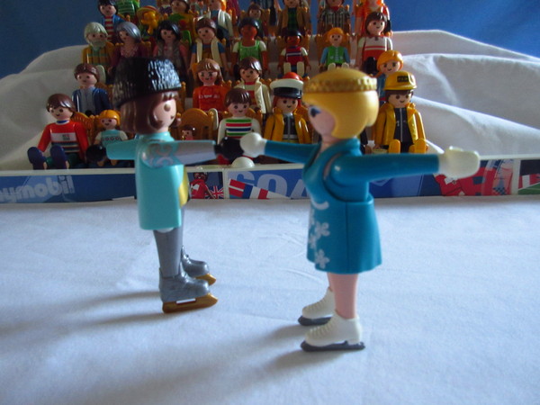 It's the start of the Winter Olympics for the Playmobil people in our house...