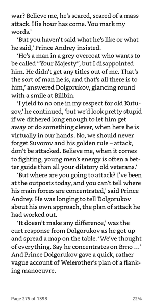 War and Peace Readalong thread 2022