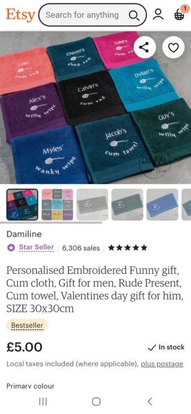 To ask if you wash your bed linen every time you have sex?