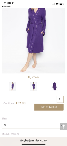 What do we think of dressing gowns?