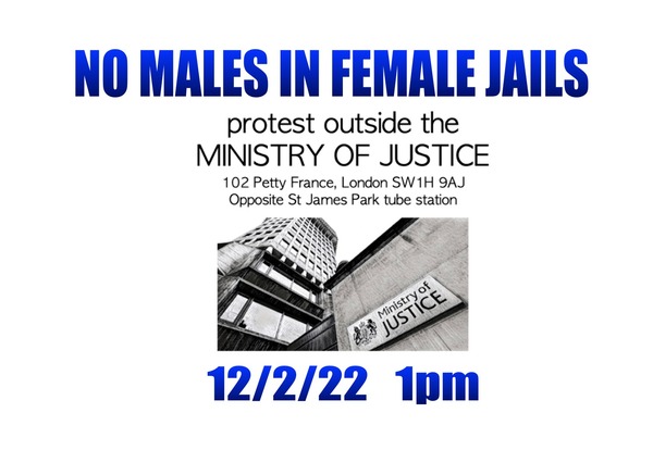 Protest at MOJ in London, Saturday 12th