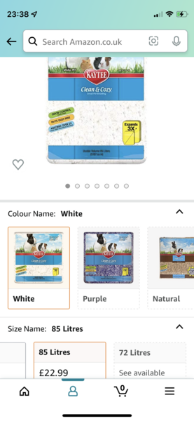 Carefresh paper bedding