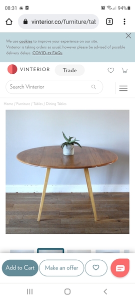 “Mid century modern” furniture-anyone else suddenly appreciate it?