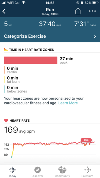 I just did 30 mins on the cross trainer, 5k and burned an amazing....