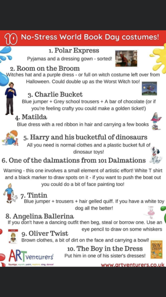 World Book Day - help!
