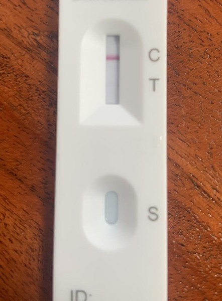 When travel possible after positive lft (pic attached)?