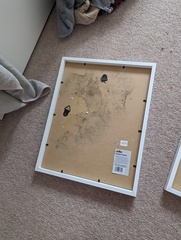 Mould on picture frame new build