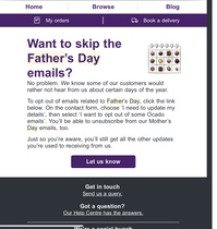 Scouts offering opt-out to Mothers' Day marketing