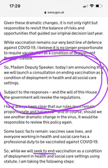 If you are a HCP what do you think about the vaccine rules coming in?