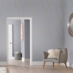 Which wallpaper for narrow hall & stairs? 3 options