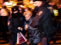 Russian protesters