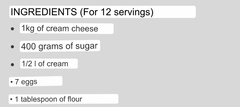To think New York cheesecake is bland and claggy?