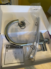 Replacing a kitchen mixer tap