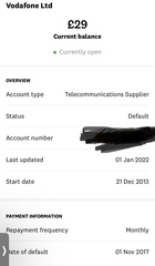 Apparently I’m in arrears