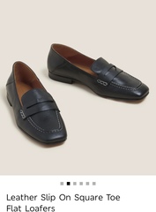 Flat comfy but smart work shoes for an office environment