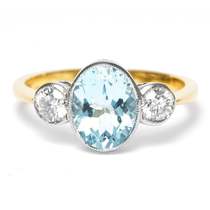 Show me your aquamarine ring please.