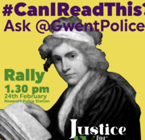 #StickEmUp Thread 2; Gwent Police investigate dastardly thought criminal Jennifer Swayne