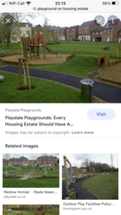 Can I use the playground of a council estate if we don't live there?