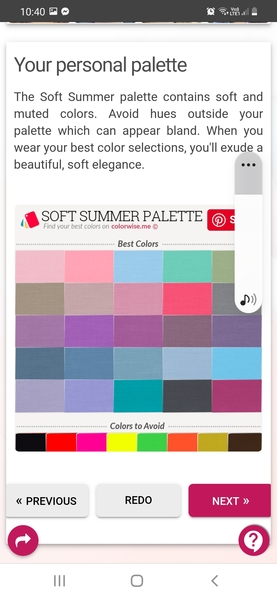 Getting my “colours done” on the cheap?