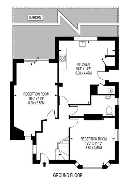 What would you do with this downstairs floorplan?  Extension/knock-through/remodel