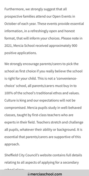 Do all good schools "manage" their intake?