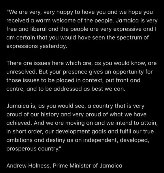 First visit of royal tour cancelled because of local protest