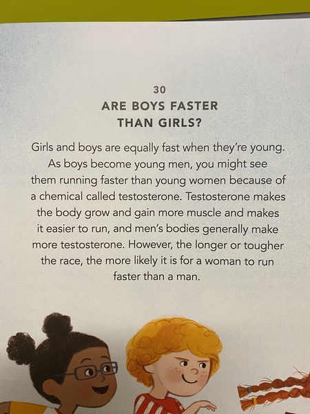 To edit or return this children's book for being weirdly inaccurate/sexist?