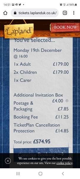 Lapland UK queue support thread