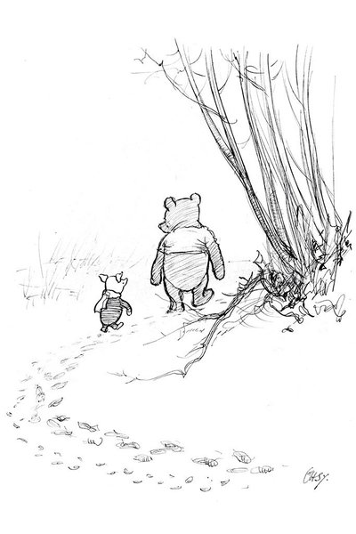 Winnie the Pooh newspaper strip