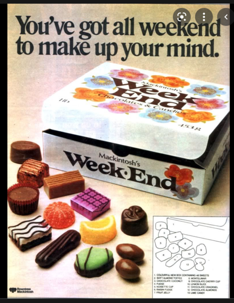 To ask what discontinued chocolate bar you would bring back?
