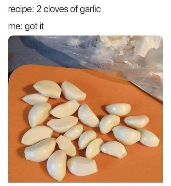 Garlic bread… how much garlic is too much garlic?