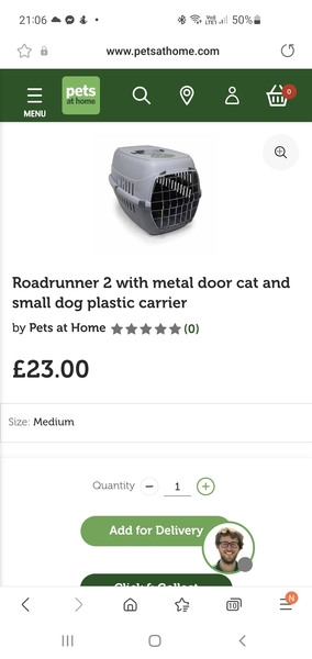 Secure cat carrier