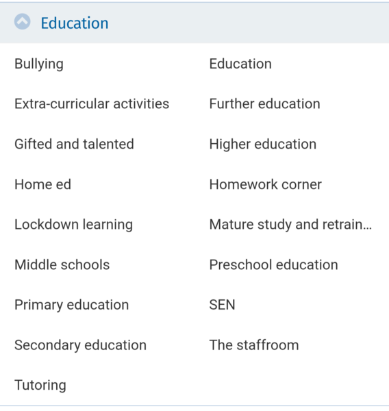 Link to Higher Education Talk is broken