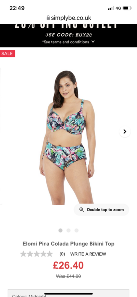 What do larger ladies wear in a swimming pool?