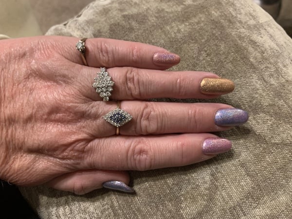 To have Easter nails as a 45 year old professional?! 😀