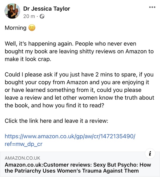 Dr Jessica Taylor New Book