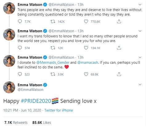 Emma Watson's dig at JKR