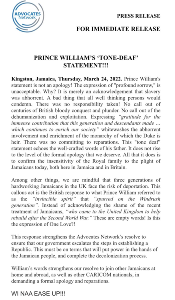 First visit of royal tour cancelled because of local protest