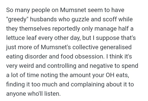 To be annoyed by DH scoffing birthday chocolates?