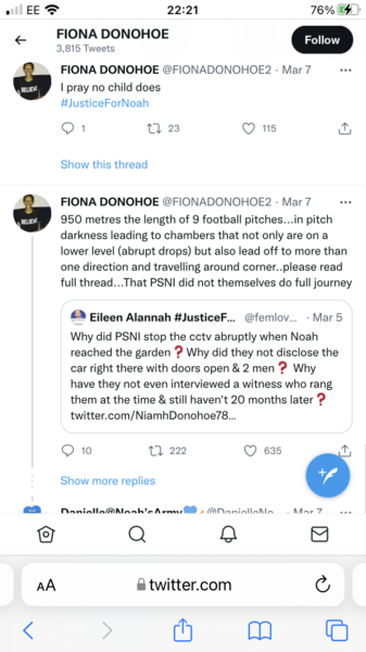 🍀 As it's St Patrick's Day today, can I ask you to spare 5 minutes for Noah Donahoe and his mummy? (TW)