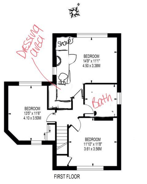 Upstairs floorplan reconfigure - what would you do?