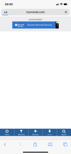 Can't scroll past some adverts