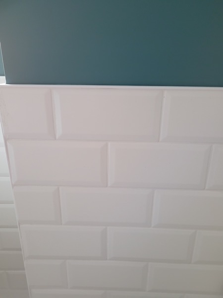 How should the bathroom wall tiles be laid? (Photos)