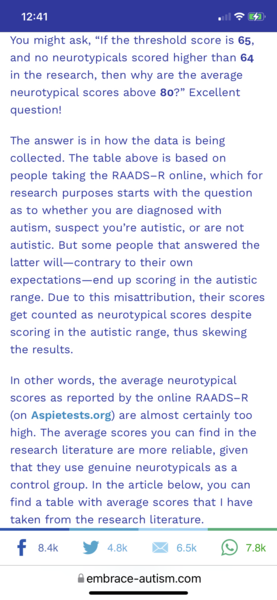 Of course not everyone is a bit autistic...