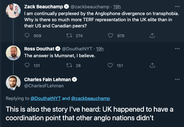 "The answer Is Mumsnet, I believe"